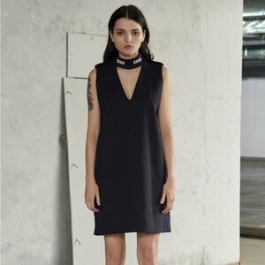ZDDZ Choker Sleeveless Dress